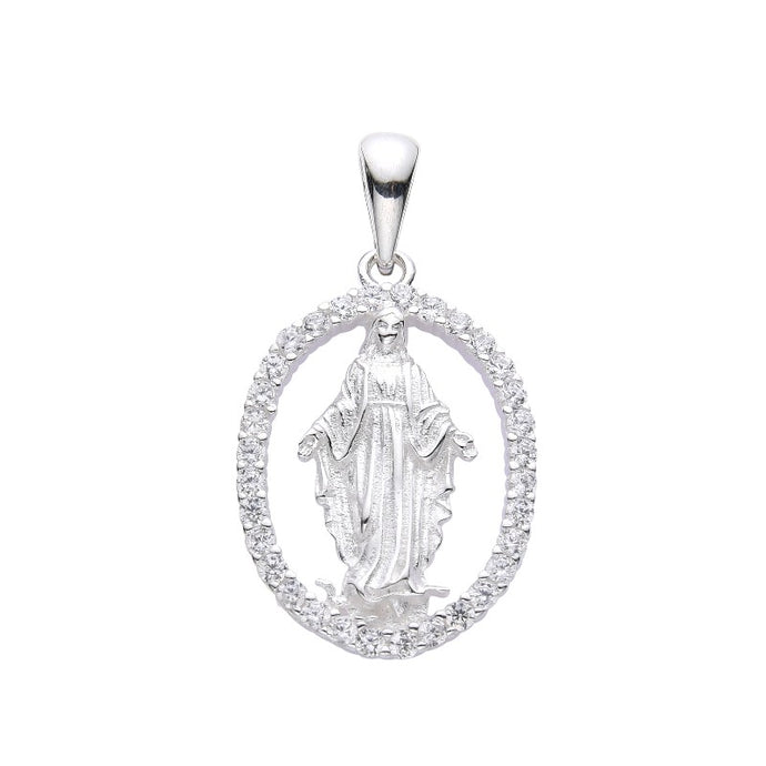 Medalla Virgen La Milagrosa en Plata 925