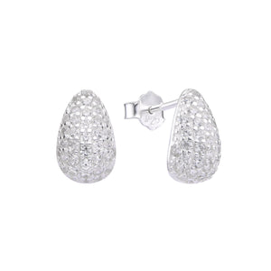 Zarcillos de Gota con Circones en Plata 925