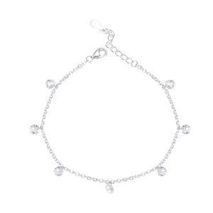 Pulsera Puntos De Luz 4mm en Plata 925