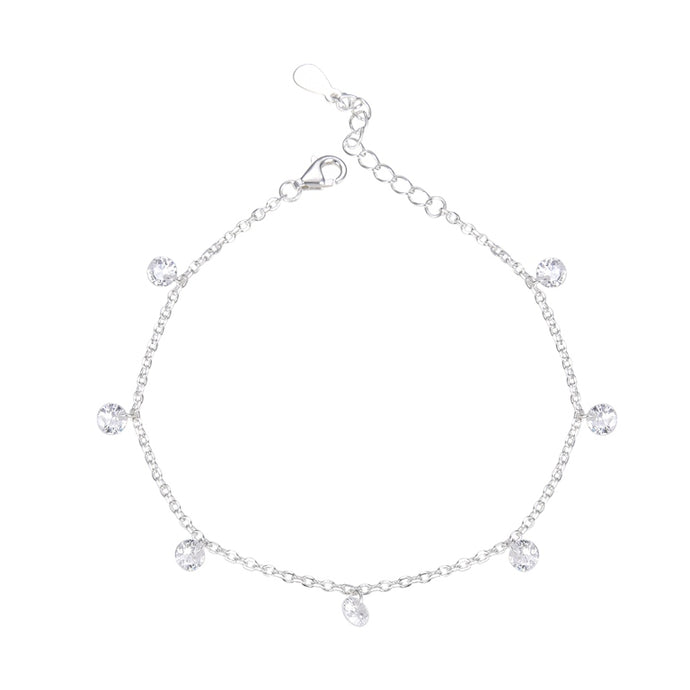 Pulsera Puntos De Luz 4mm en Plata 925