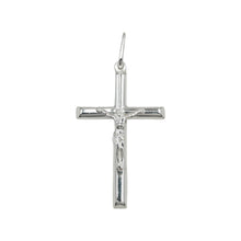 Cargar imagen en el visor de la galería, Dije de Cruz con Cristo en Plata 925
