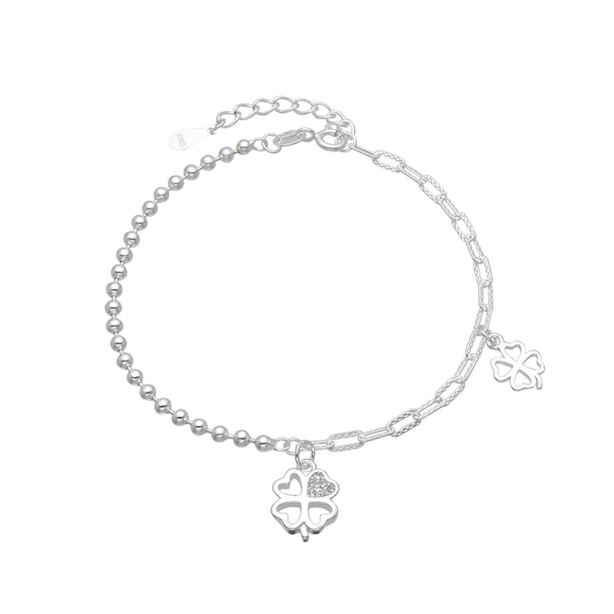 Pulsera de Trébol en Plata 925