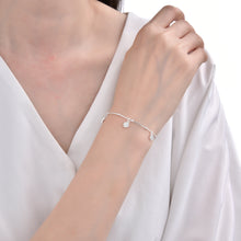 Cargar imagen en el visor de la galería, Pulsera De Tréboles Con Pepitas en Plata 925
