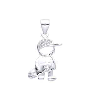 Dije de Skater en Plata 925