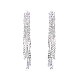 Zarcillos Tennis en Plata 925
