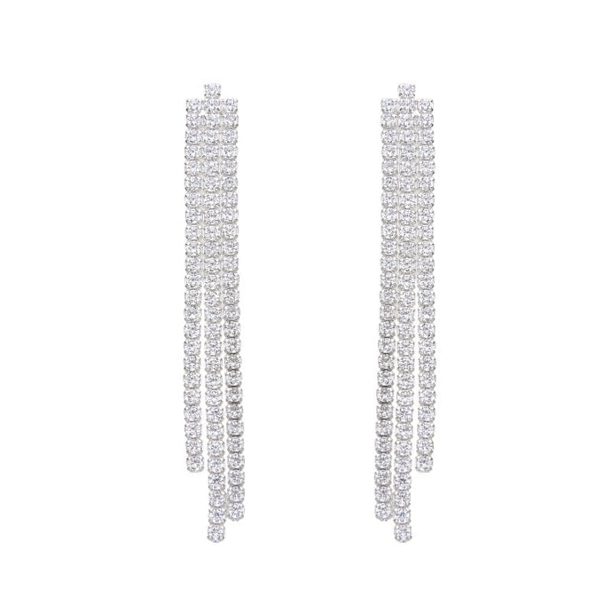 Zarcillos Tennis en Plata 925