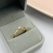 Cargar imagen en el visor de la galería, Anillo De Compromiso Modelo Aurora en Oro 18k
