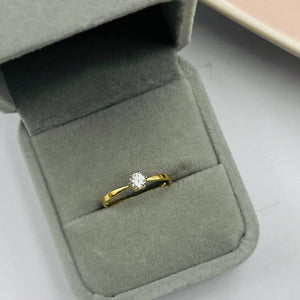 Anillo De Compromiso Modelo Gaby en Oro 18k