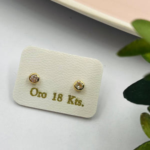 Abridores De Punto De Luz 4mm en Oro 18k