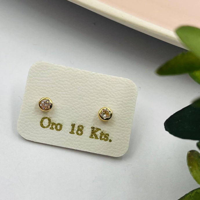 Abridores De Punto De Luz 4mm en Oro 18k
