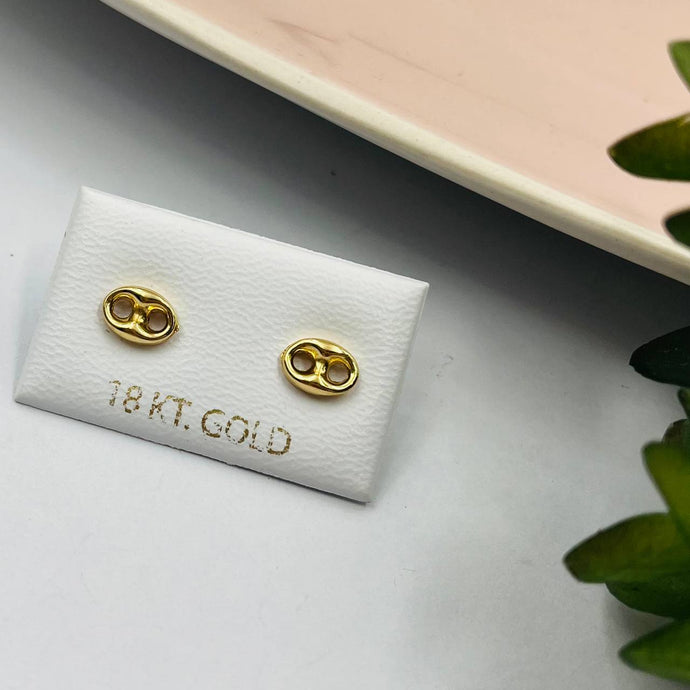 Zarcillos Gucciee 8mm en Oro 18k Italiano