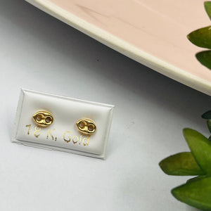 Zarcillos Gucciee 6mm en Oro 18k Italiano