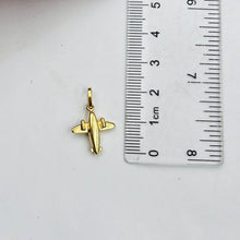 Cargar imagen en el visor de la galería, Dije De Avión en Oro 18k
