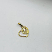 Cargar imagen en el visor de la galería, Dije De Corazón Doble Modelo Clara en Oro 18k

