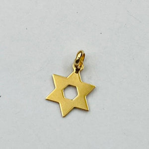 Dije De Estrella De David en Oro 18k