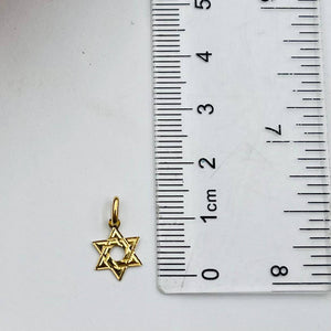Dije De Estrella De David en Oro 18k