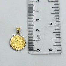 Cargar imagen en el visor de la galería, Medalla De San Benito En Oro 18k Y Oro Blanco

