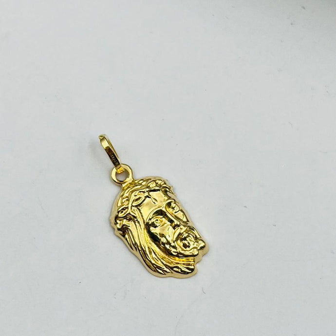 Dije De Rostro De Cristo En Oro 18k