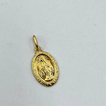 Cargar imagen en el visor de la galería, Medalla De La Milagrosa 15mm En Oro 18k
