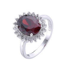 Cargar imagen en el visor de la galería, Anillo Princesa Diana en Plata 925
