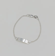 Cargar imagen en el visor de la galería, Esclava Barbada Para Bebé 13cm en Plata 925
