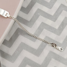 Cargar imagen en el visor de la galería, Esclava Barbada Para Bebé 13cm en Plata 925
