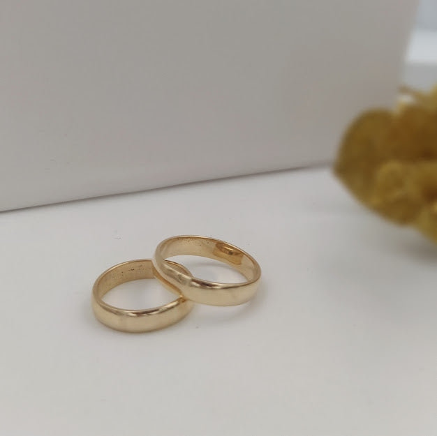 Aros de Matrimonio en Oro 10k