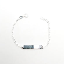 Cargar imagen en el visor de la galería, Esclava para Bebé Tejido Alternada en Plata 925
