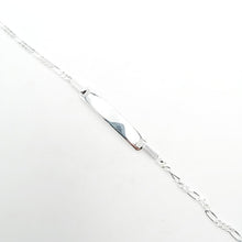 Cargar imagen en el visor de la galería, Esclava para Bebé Tejido Alternada en Plata 925
