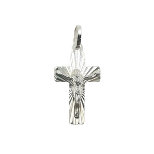 Dije de Cristo Diamantado 2cm en Plata 925