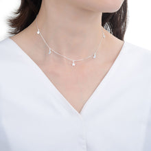 Cargar imagen en el visor de la galería, Gargantilla Tipo Choker de Estrellas y Lunas en Plata 925
