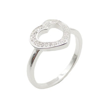 Cargar imagen en el visor de la galería, Anillo de Corazón en Plata 925
