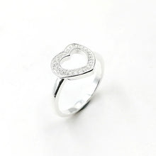 Cargar imagen en el visor de la galería, Anillo de Corazón en Plata 925
